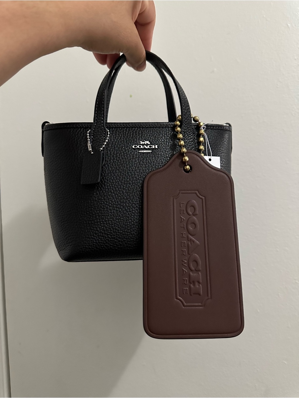 Coach XL Hangtag Bag Charm